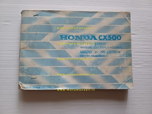Honda 500 1979 manuale - 1979-80,