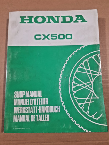 Manuale officina honda cx - honda,