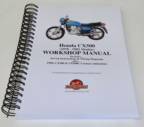 Honda cx500 cx500c - cx500c, manuale